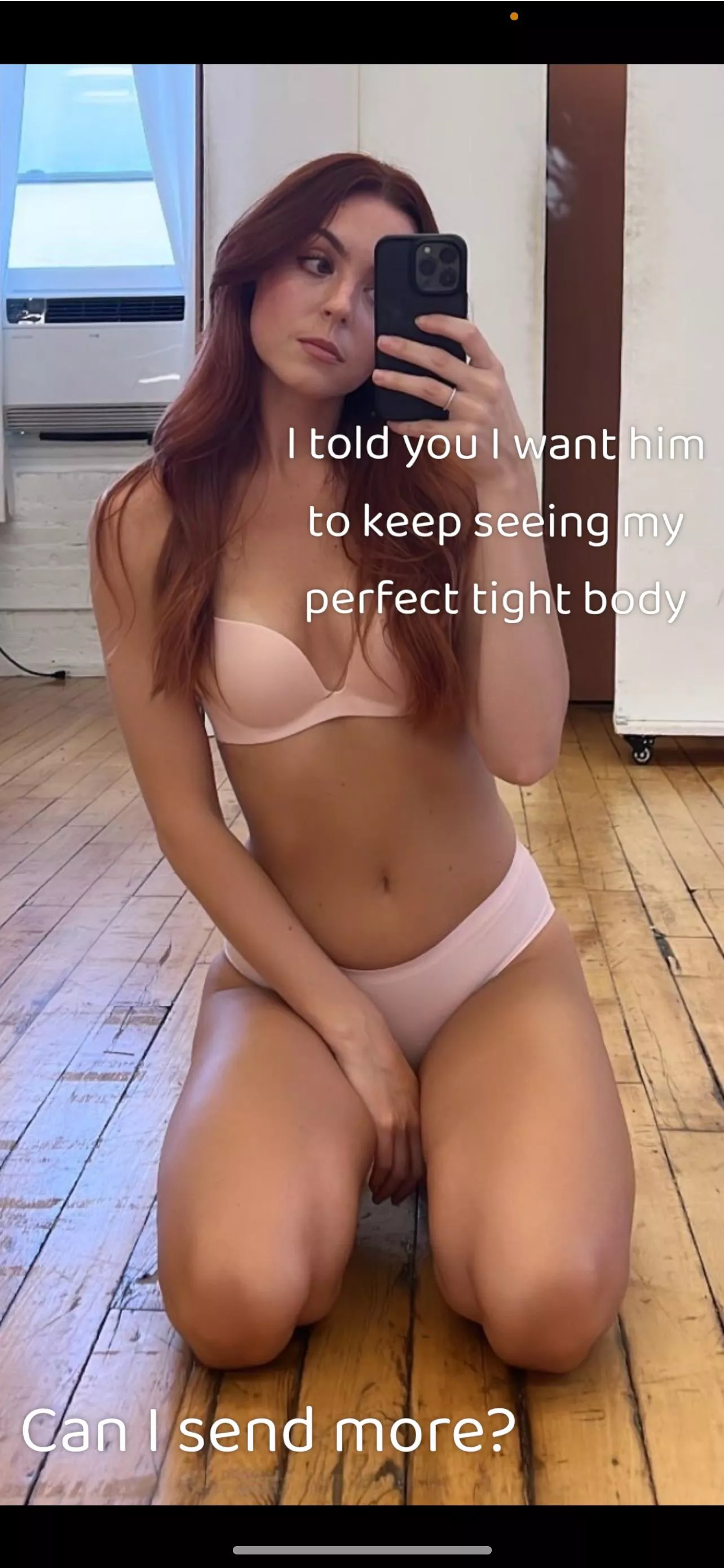 My gf keeps sending pics to her ex and I think I like it