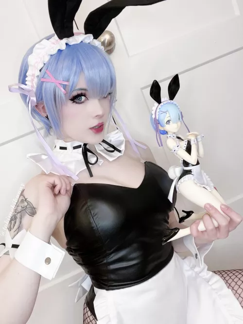 My Rem (re:zero) bunny suit cosplay