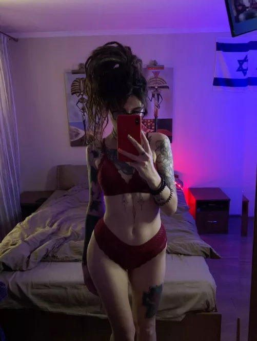 My tummy will look better covered in your cum 😏 [img]