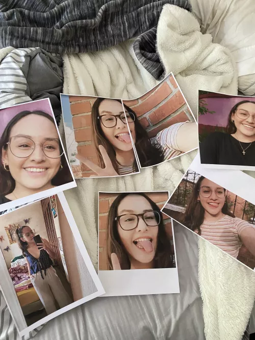 [reddit, discord] 19m, do you want your girls pics printed out and cum tributed like this? i keep everything private, dm me if interested ;)!