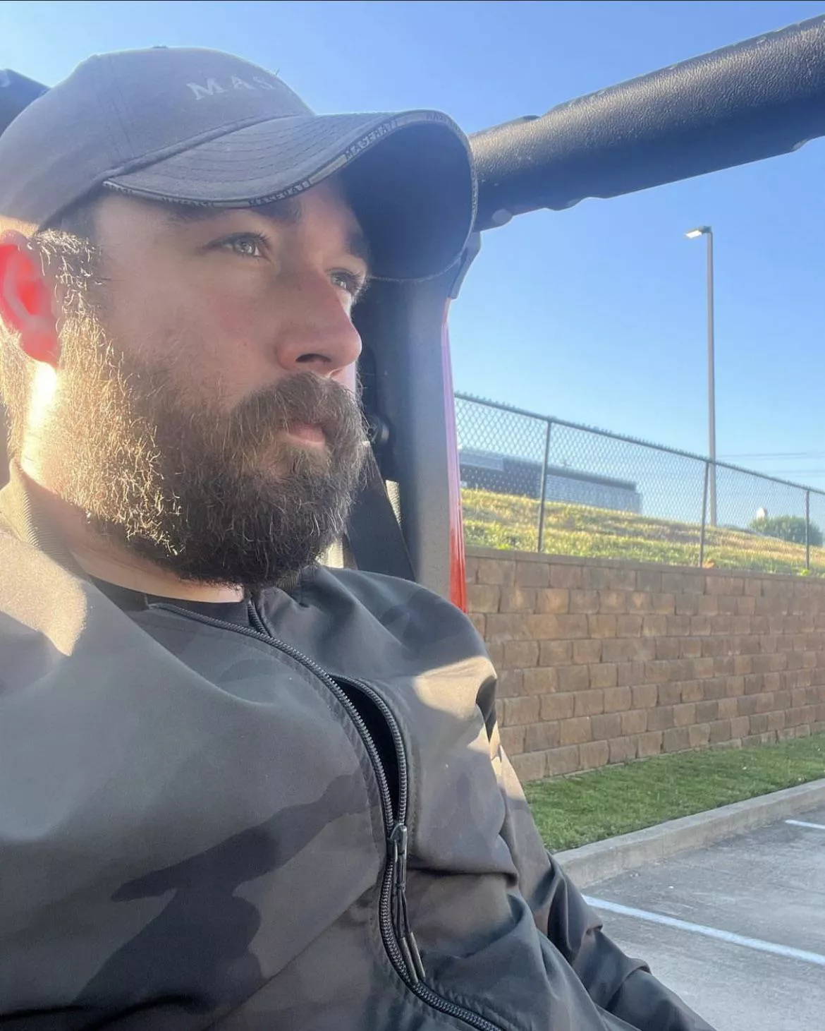 Weather in TN has been great. Would you ride me in the Jeep?