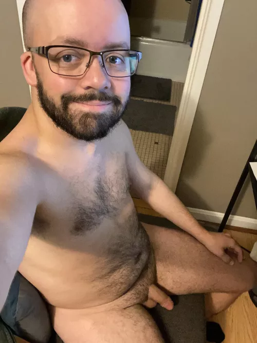 Working from home today nude 😁
