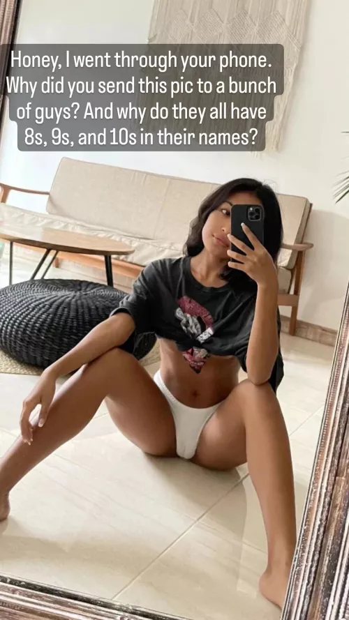 you went through her phone, but what's the code??