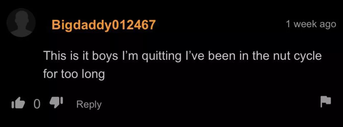 Ah yes, the nut cycle. He’s finally breaking out of circulation