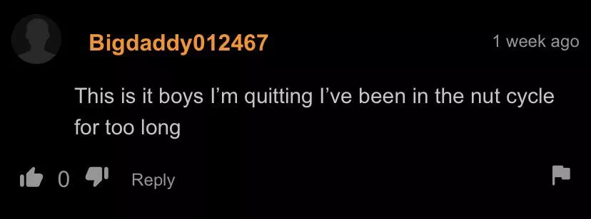 Ah yes, the nut cycle. He’s finally breaking out of circulation