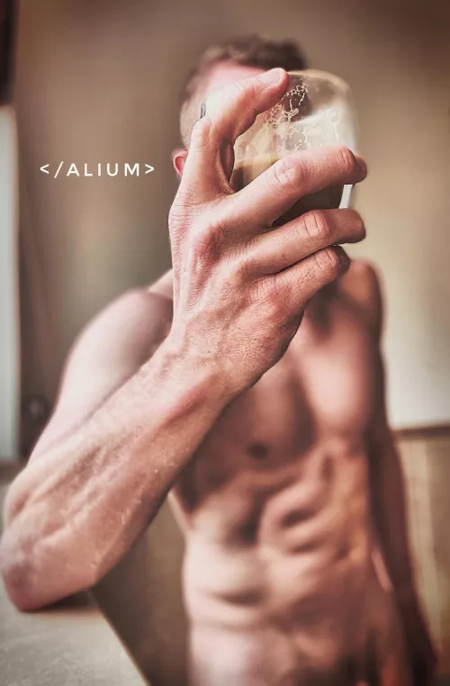 First a taste of coffee, then a taste or two of you [M]