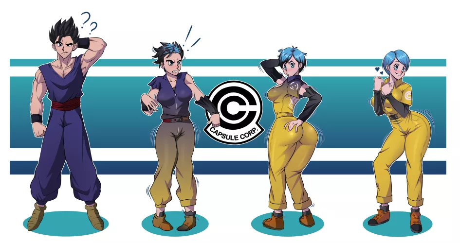 Gohan to Bulma (MTF) by erasethismail