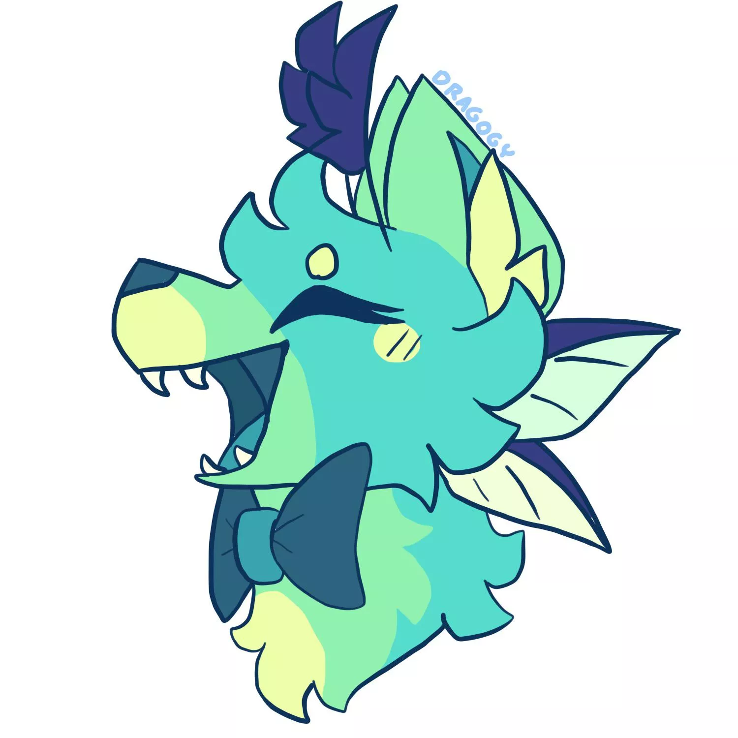 happy girl - art by me