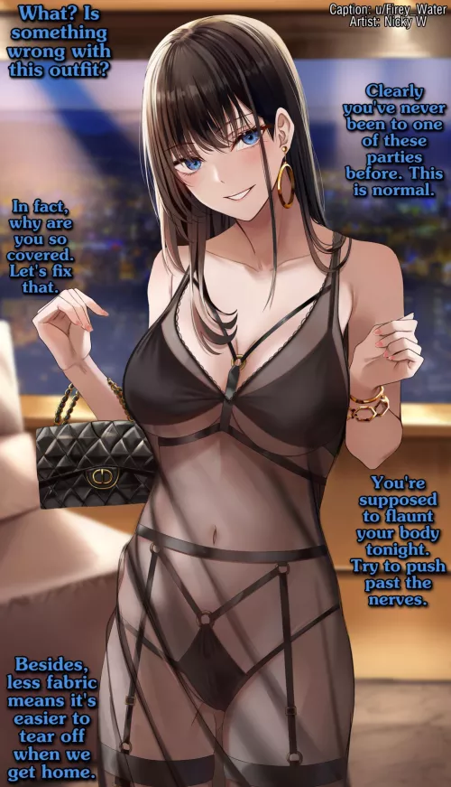 High class party. [Gender Neutral POV] [Exhibitionism] [Encouragement]