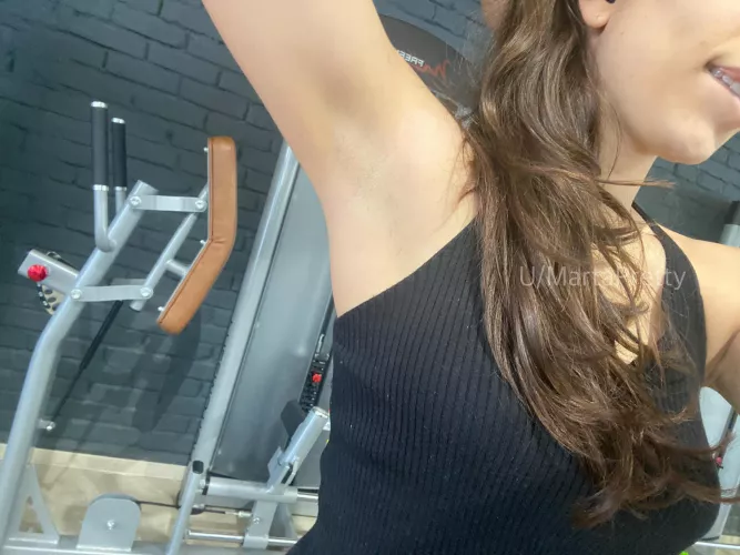My armpits at the gym!