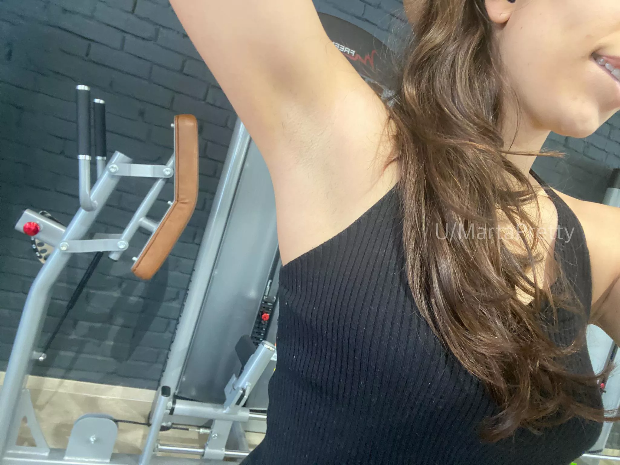 My armpits at the gym!