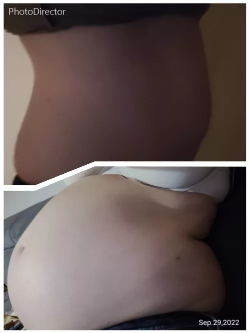 one year ago and now...I think I did a good job