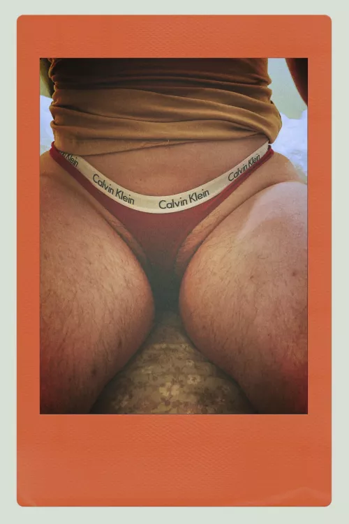 You can tell from the front I’ve got ass behind me!