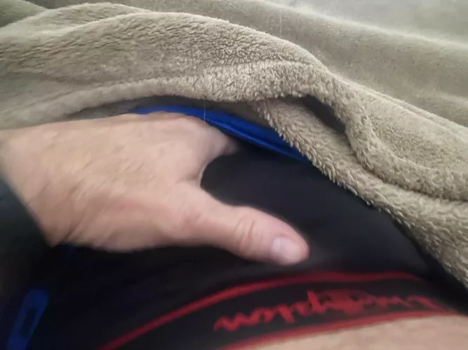 [48] showing off the bulge on a relaxing Saturday afternoon