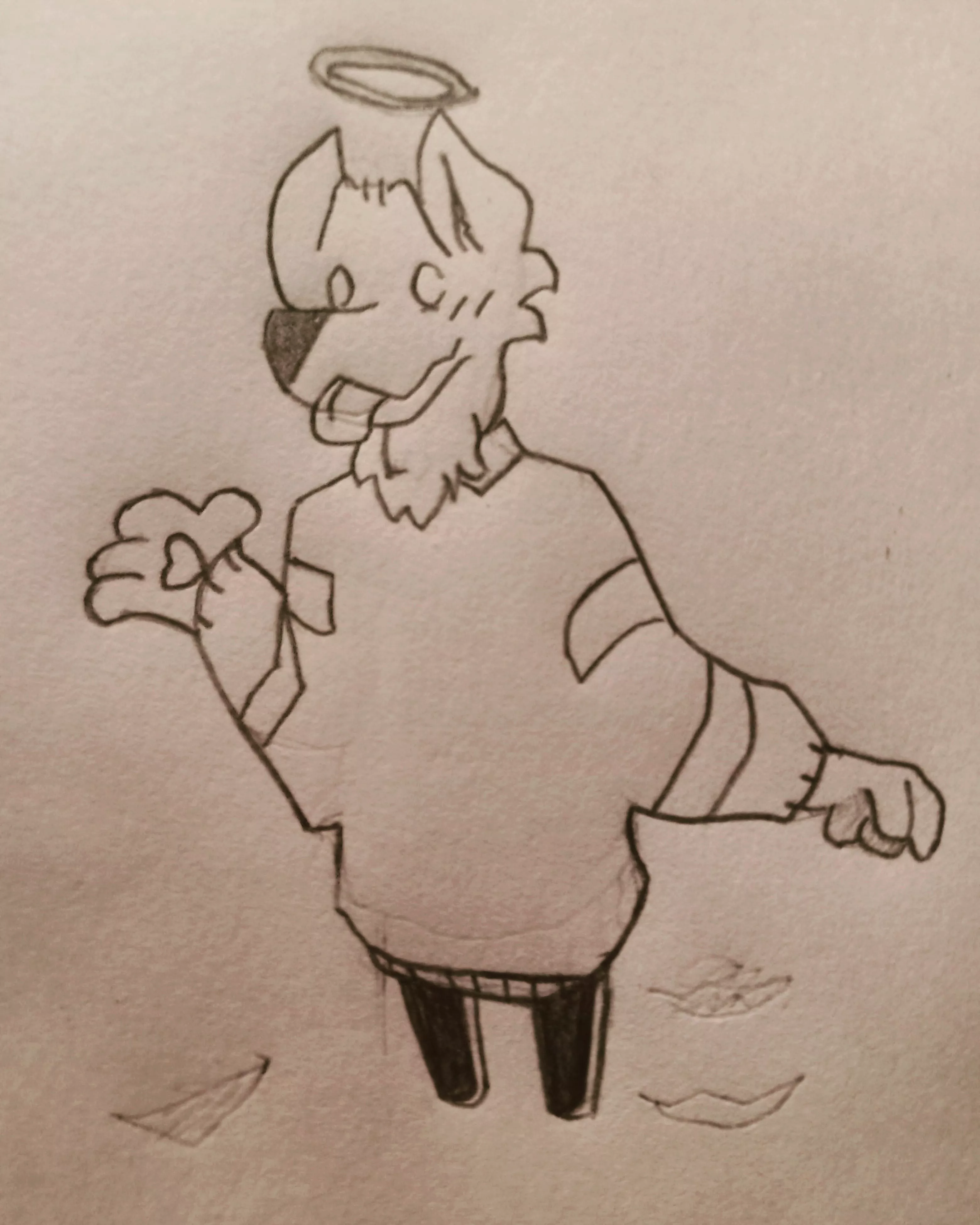 a lil sketch I did a while back, loved how it turned out :3