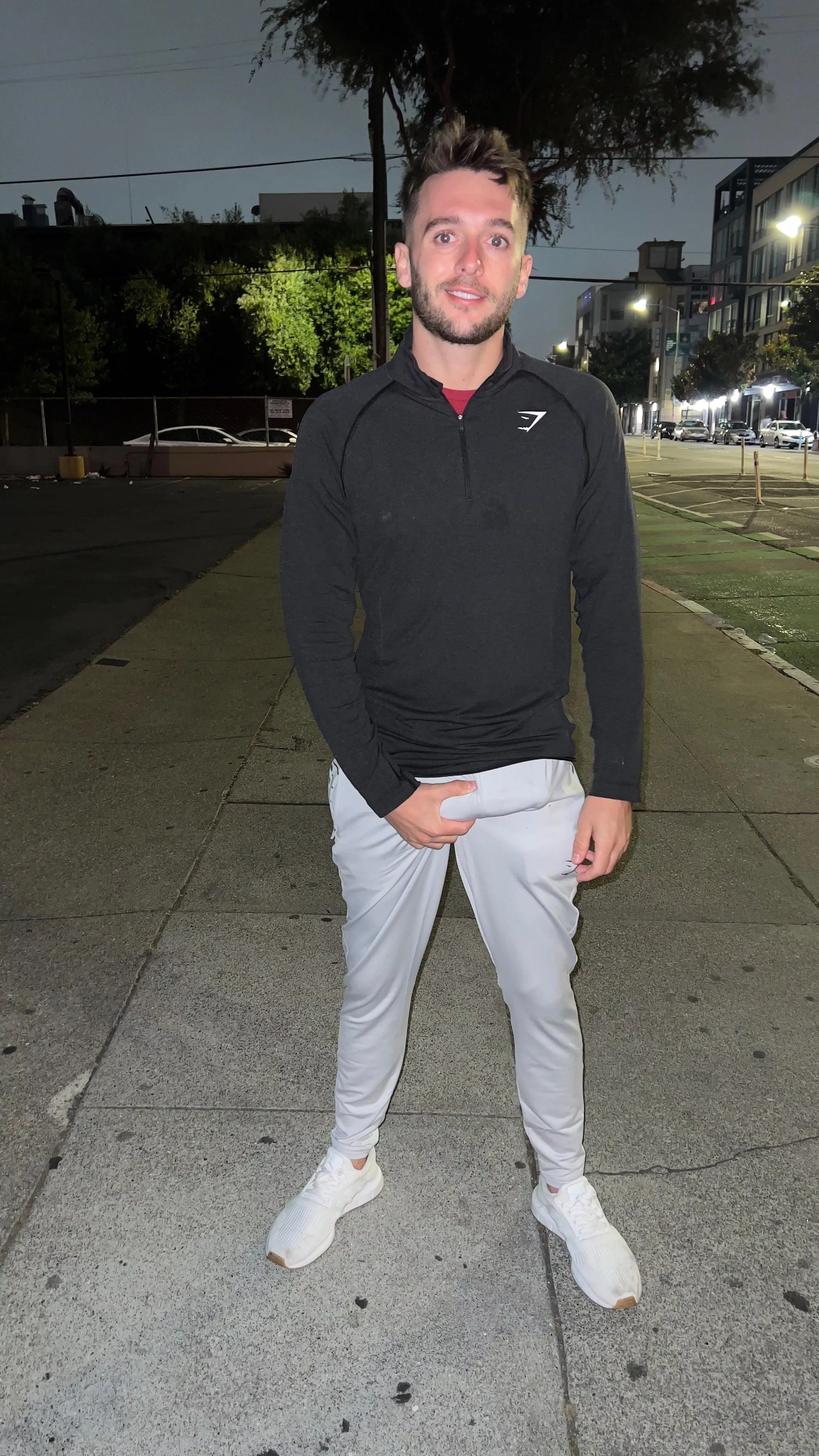 Always gotta act like a bro in public 😏 [33]