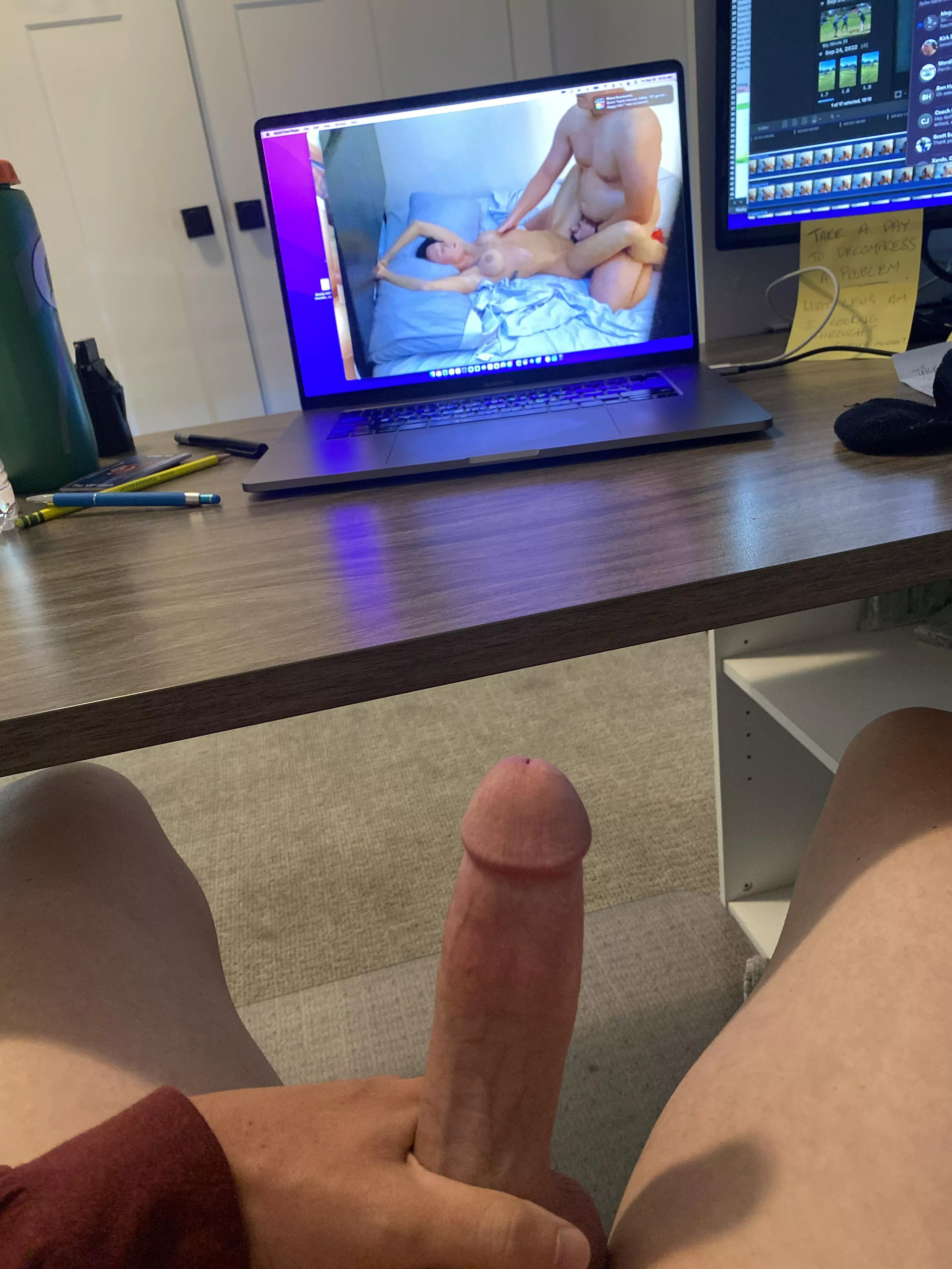 Can't get through editing her hotwife videos without getting hard.