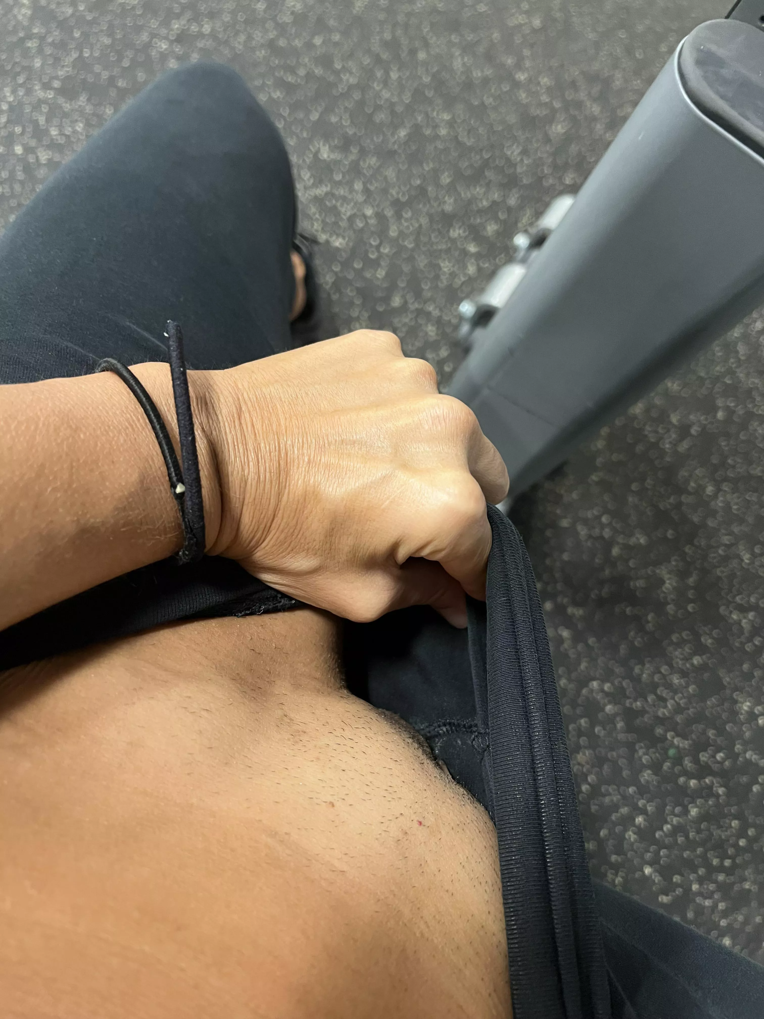 Freaky like that. In public gym. Wanna see more?