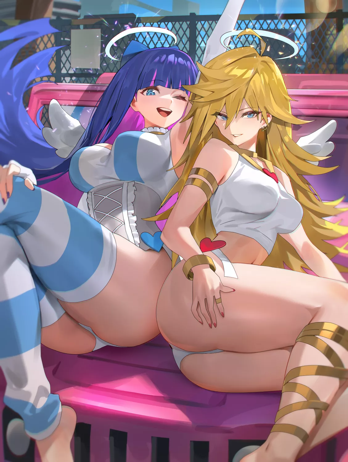 Panty and Stocking's great thighs