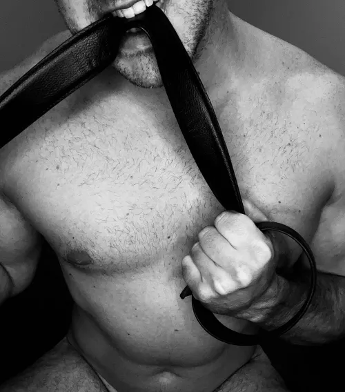 Tell them you can’t go tonight… you’ll be a little tied up. [m]