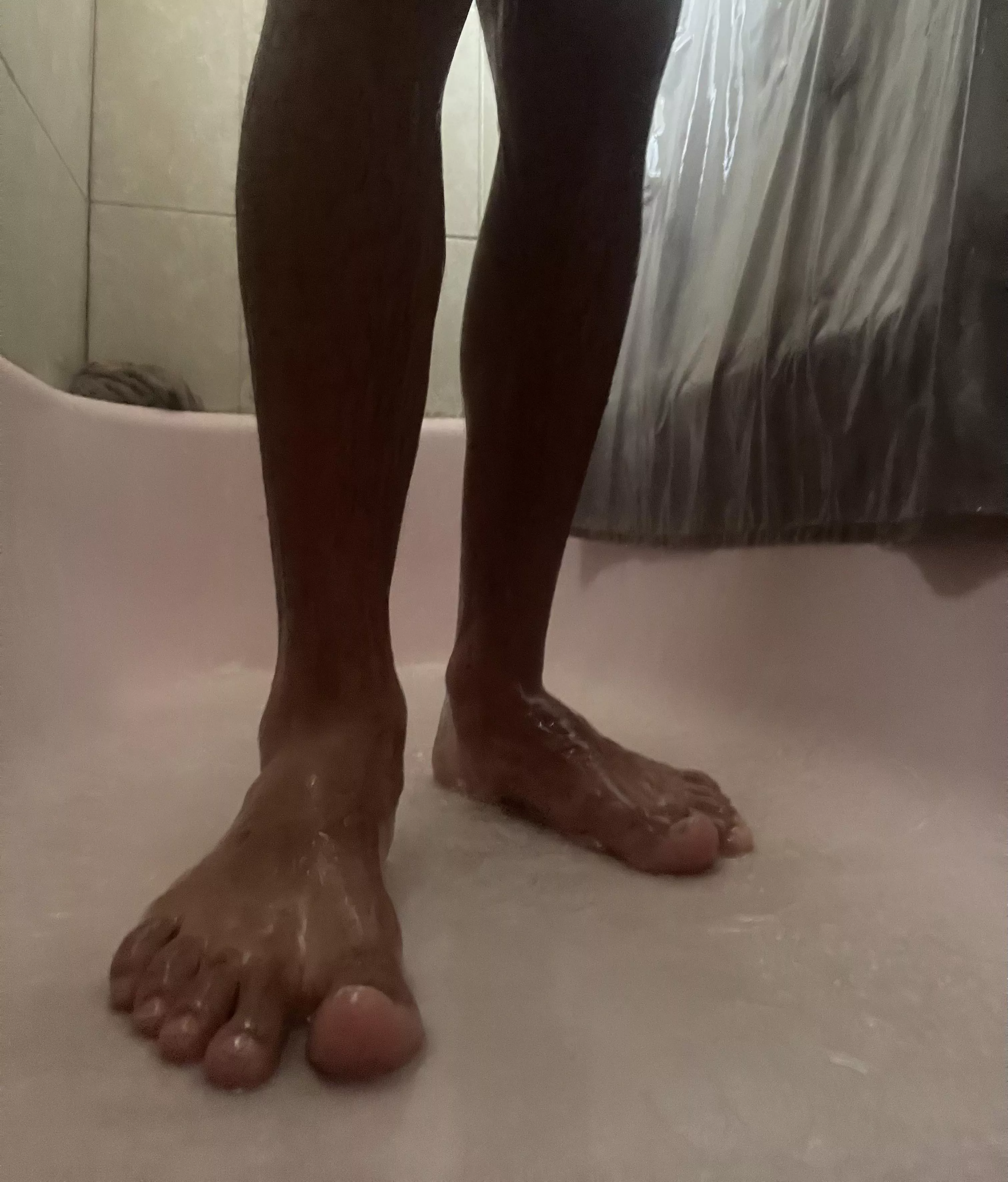 They needed a good cleaning. (Not my preferred way of cleaning)