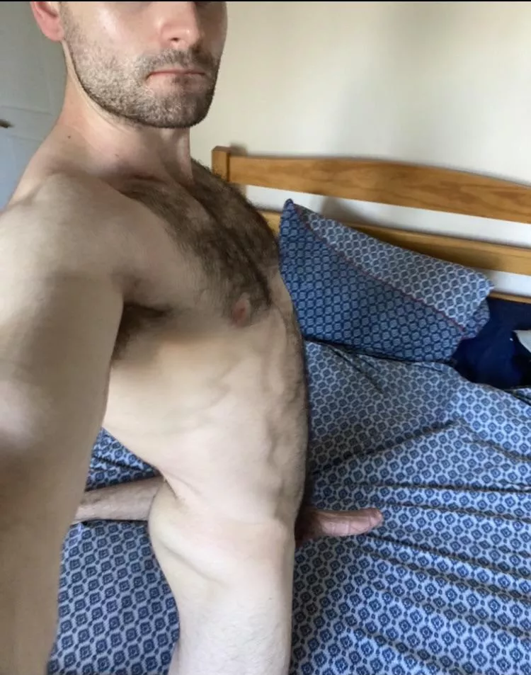 Chest up, cock out, trying our best to look proud