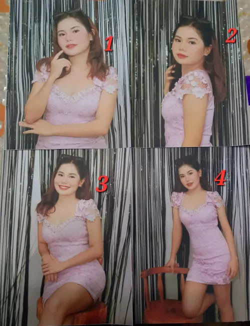 I can't decide, which picture of her should I cum on?