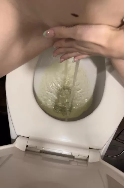 It’s time for you to get in position so I can soak you with piss… ;)