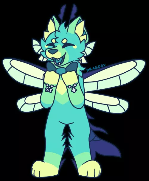 my fursona being XD!!1!! - art by me