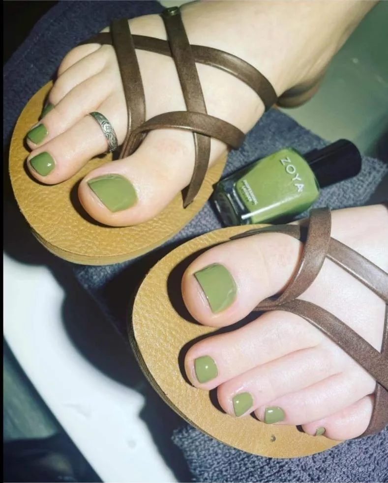 My wife wants to know what you think of her feet!