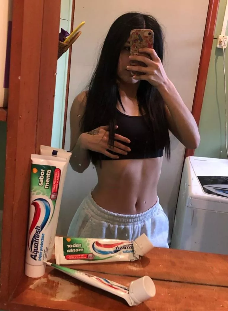 Need something from u colored like toothpaste Papi 😇