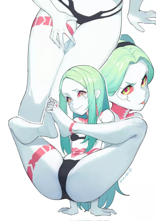 Rebecca’s Thigh/Footjob (Lm_Akko) [Cyberpunk: Edgerunners]