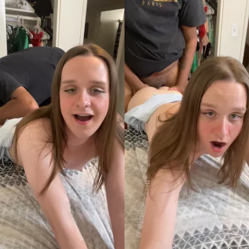 silly little slut loves BBC 😛