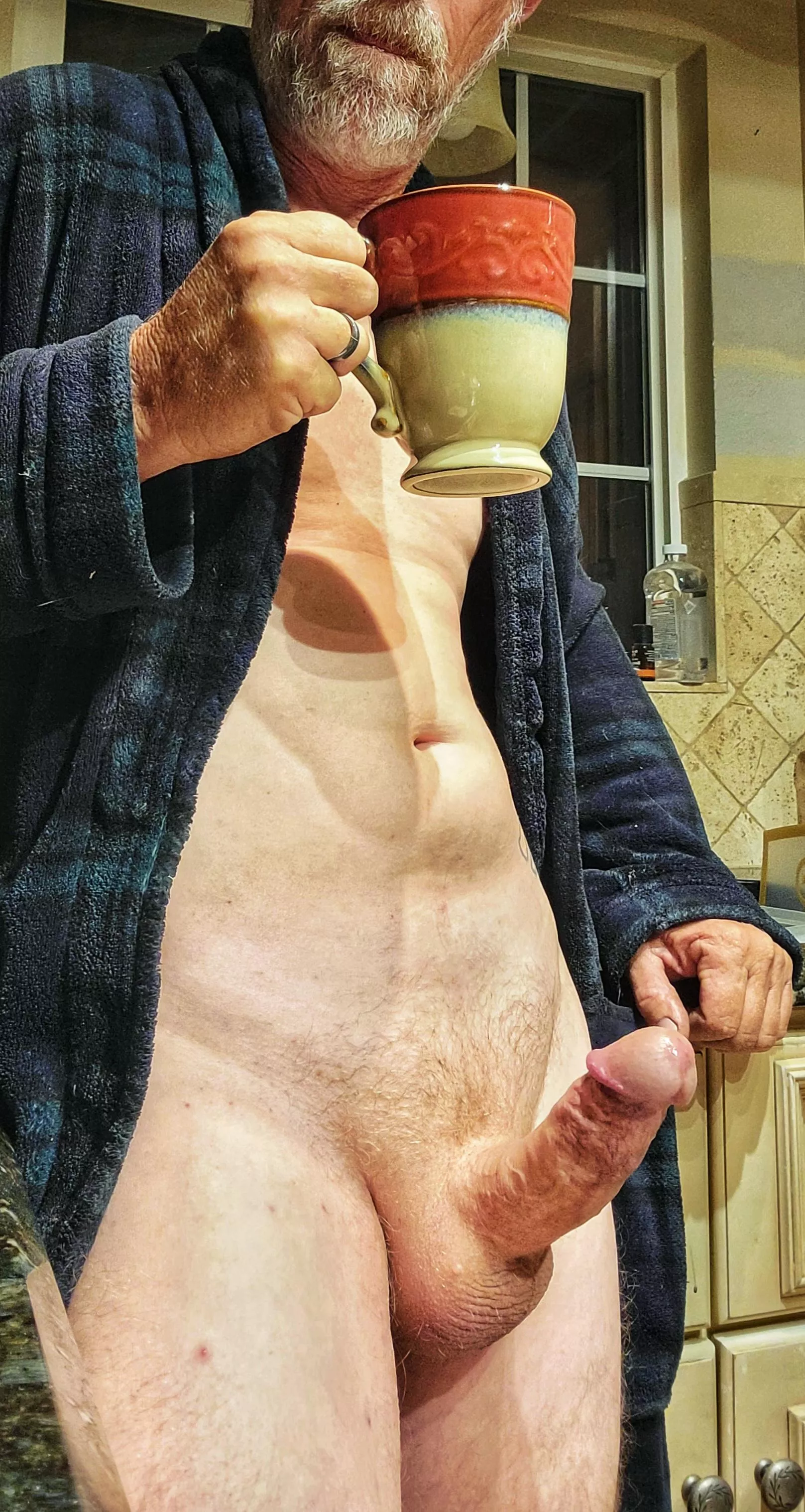 (50) let daddy finish is coffee first