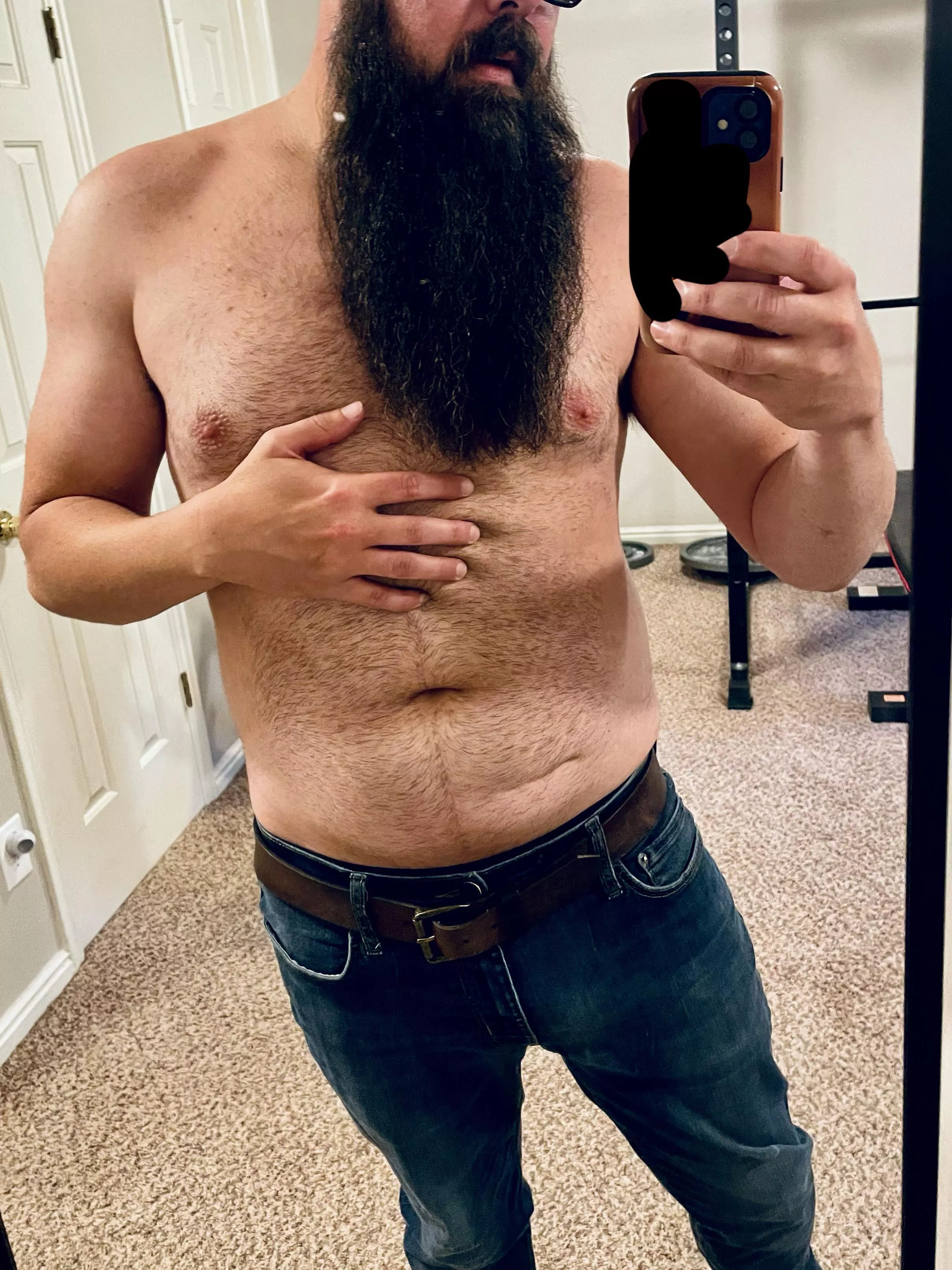 Feelin’ CONFIDENT. Bet I’ll only be wearing a t-shirt in the pool *sometimes* next summer.