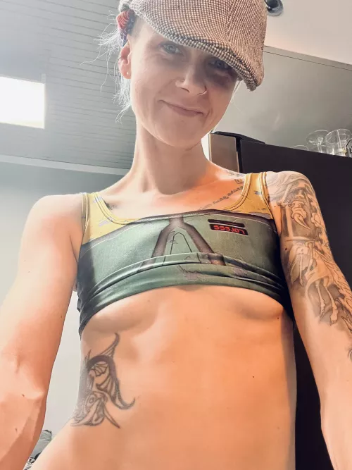 Feelin myself with no makeup