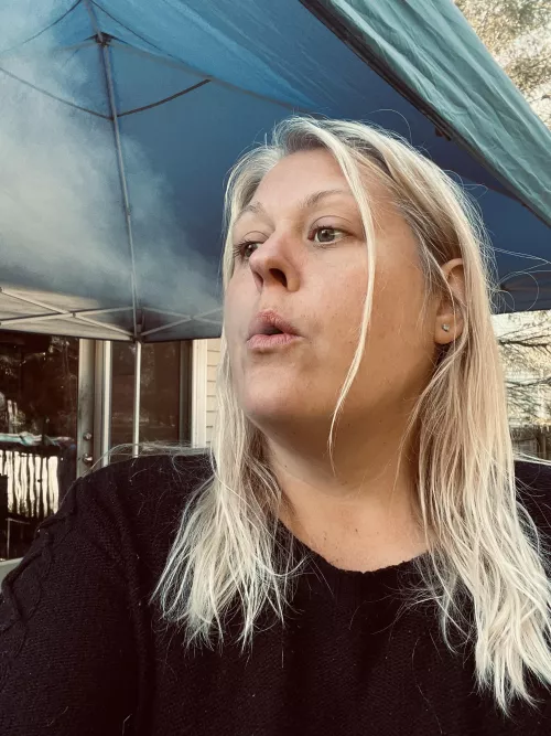 First cigarette of the morning