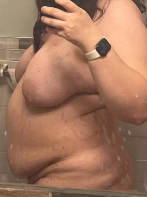 I think the weight has been going to my sides lately…