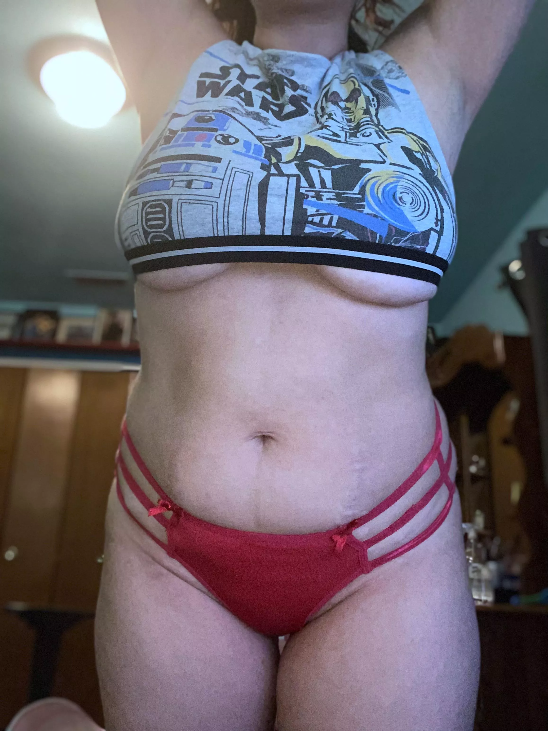 I told you, we're going to watch Star Wars, and then you can leave 😂 [F]