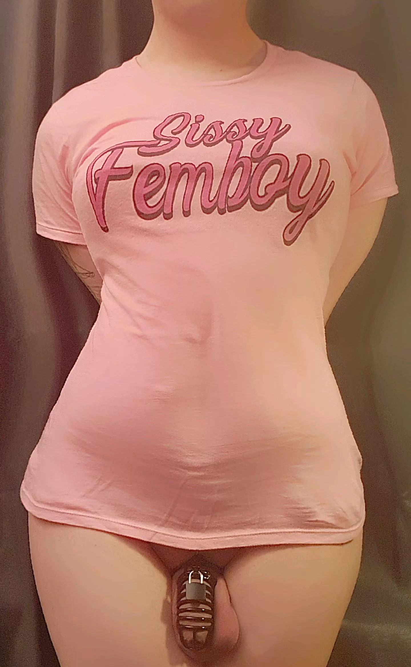 Locktober is transforming me into a real sloppy Sissy and I love it! ❤