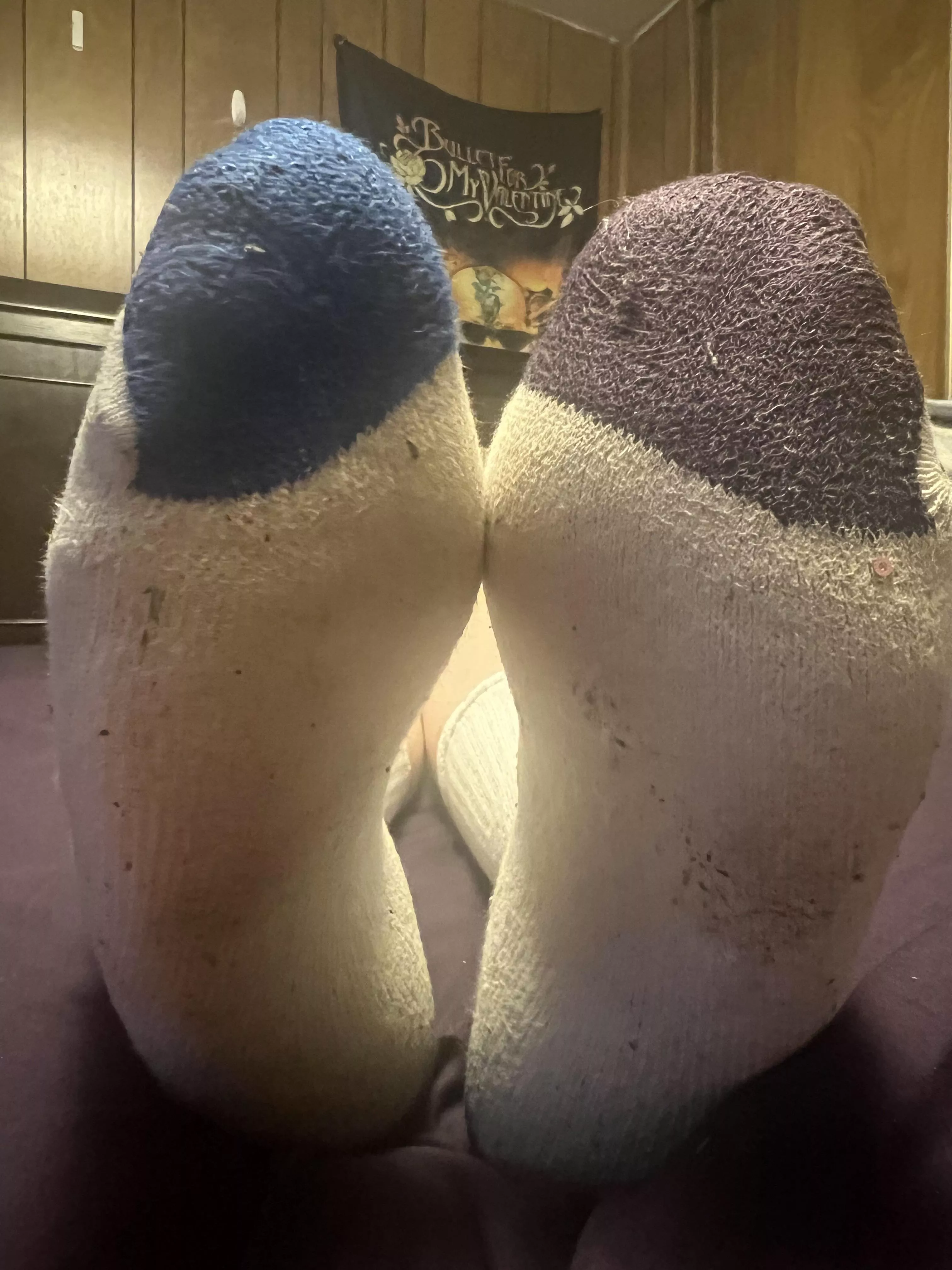 Relaxing after a long day in boots. 😁