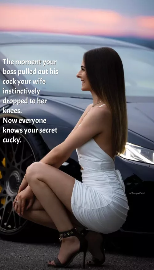 Shouldn't have brought her to the office party.