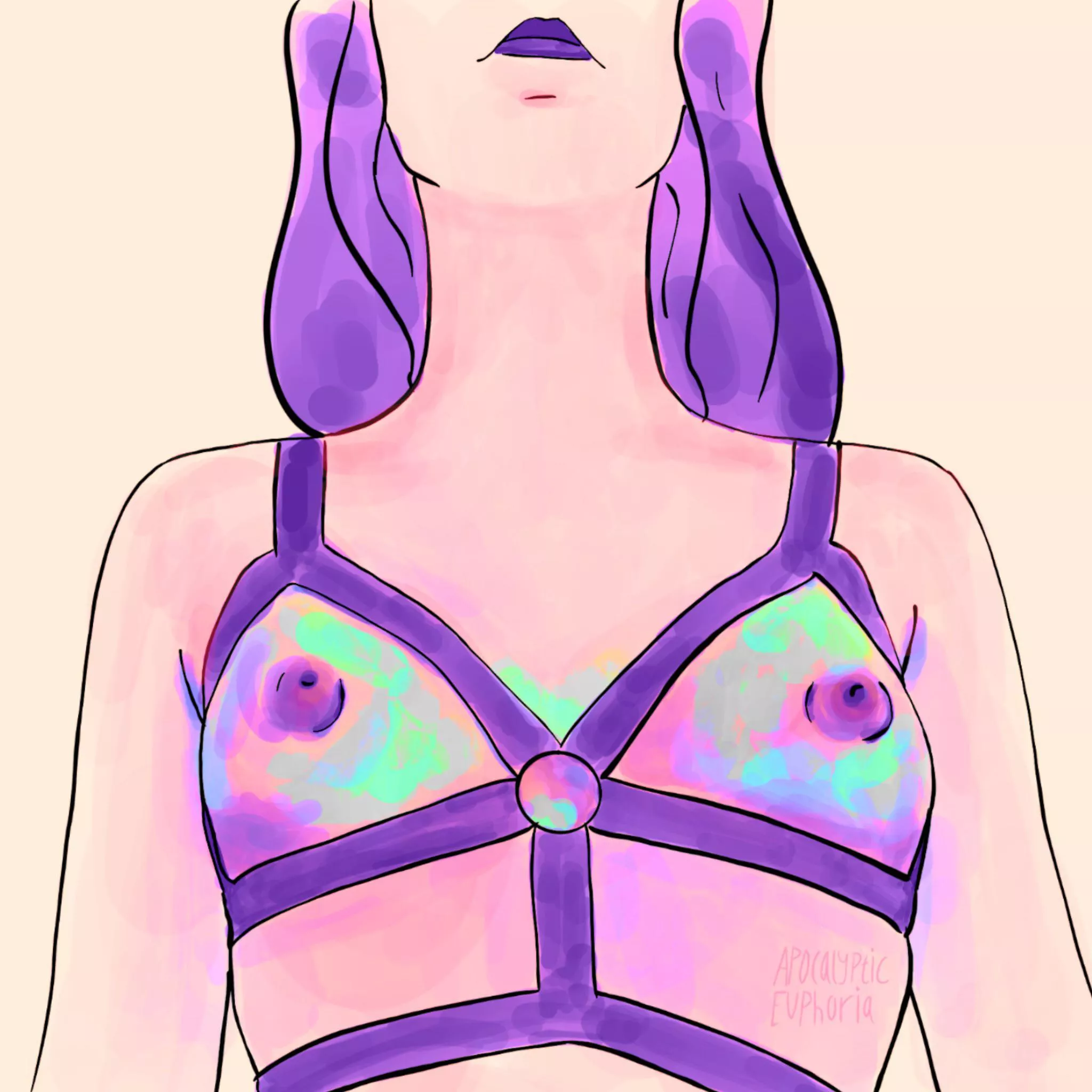 Day 3 of boobtober model (georgiee_louu) on IG