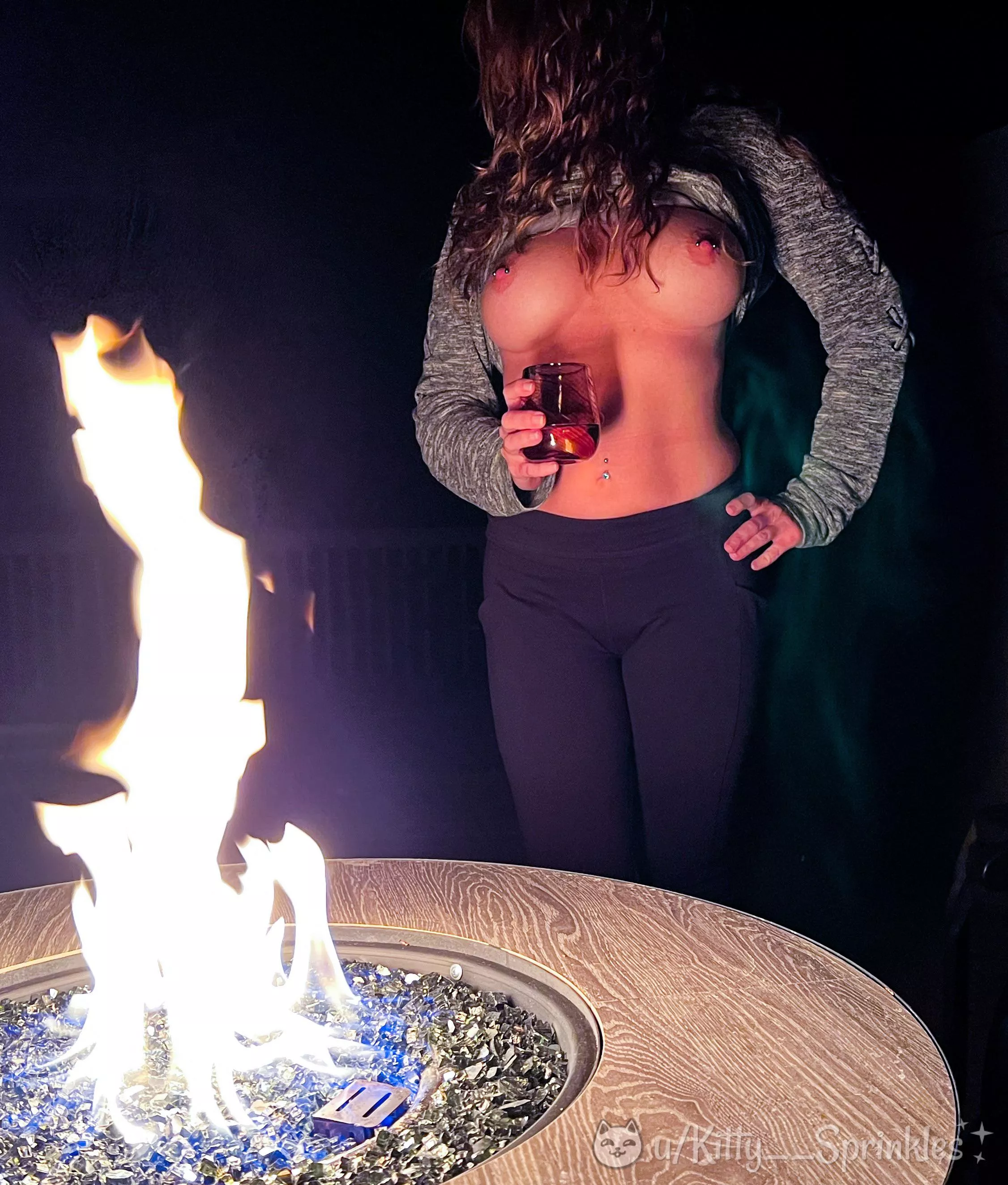 I have warm boobies again! Gotta keep the girls nice & toasty for Mammary Monday. (=^•^=) [f]