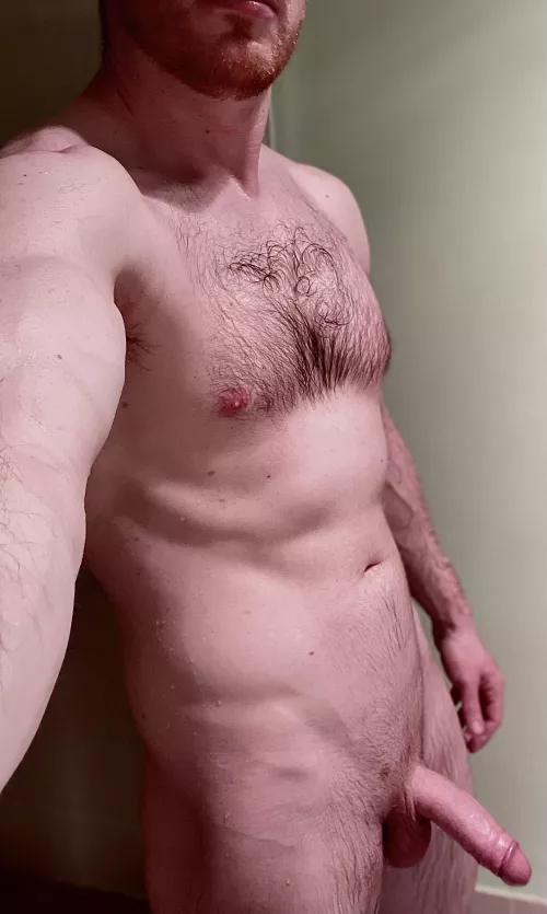 [M] Just out of the shower, now let’s go get dirty.