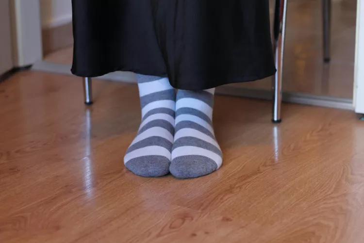 Striped socks for today