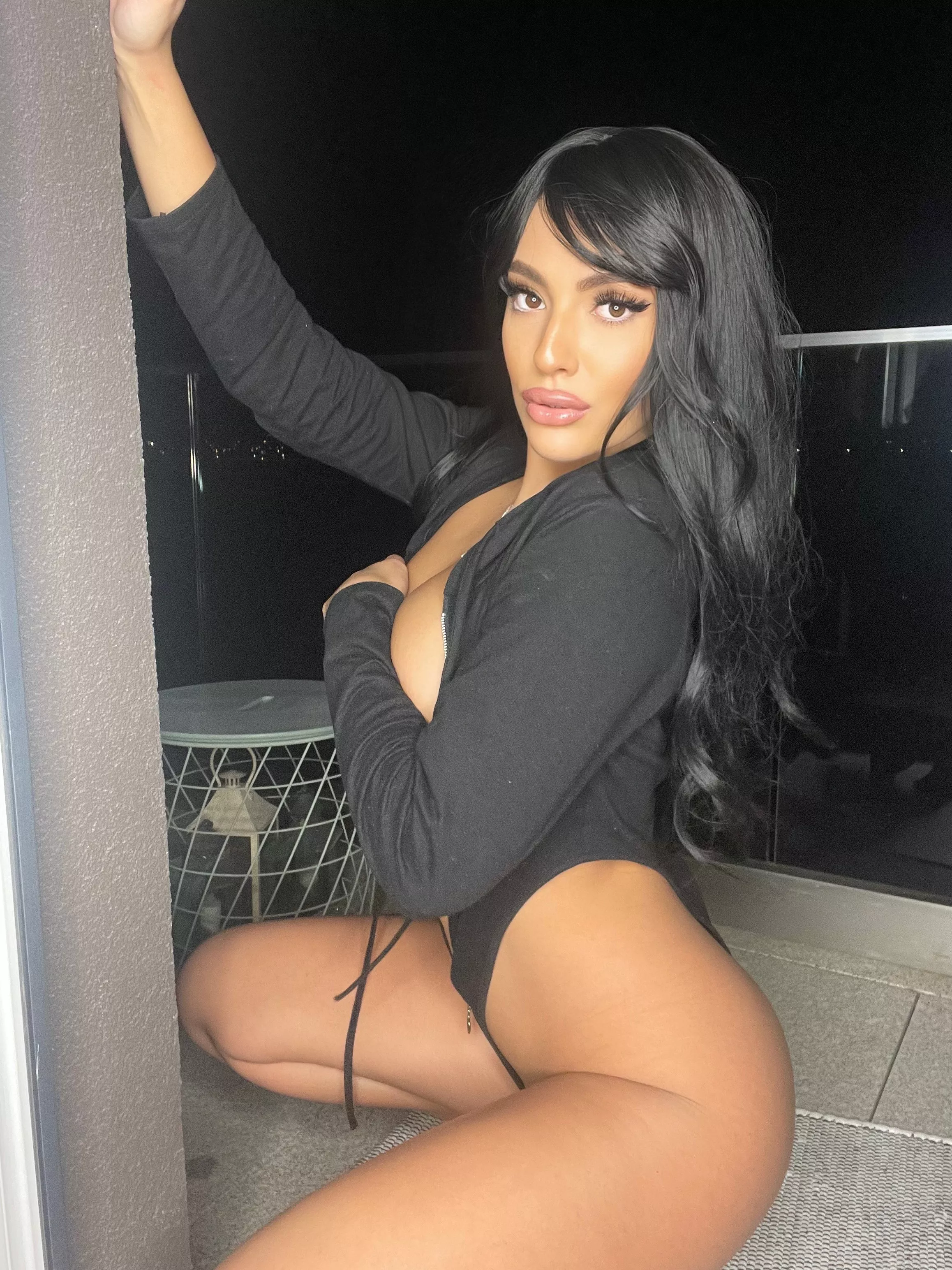 Wanna pull on my hair while you use both of my holes?