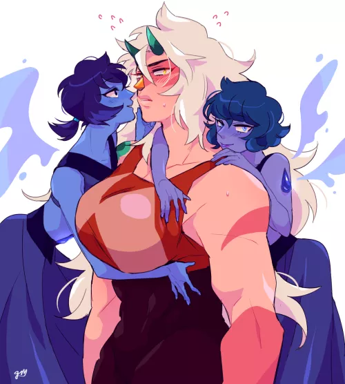 A Rock in a wet place (@gram_quartz) [Steven Universe]