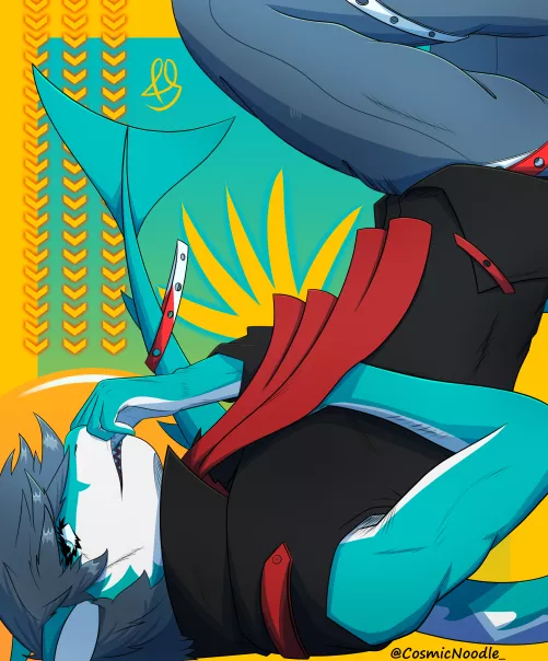 Jin - Oct 2022 (Art by me @CosmicNoodle_ on twitter)