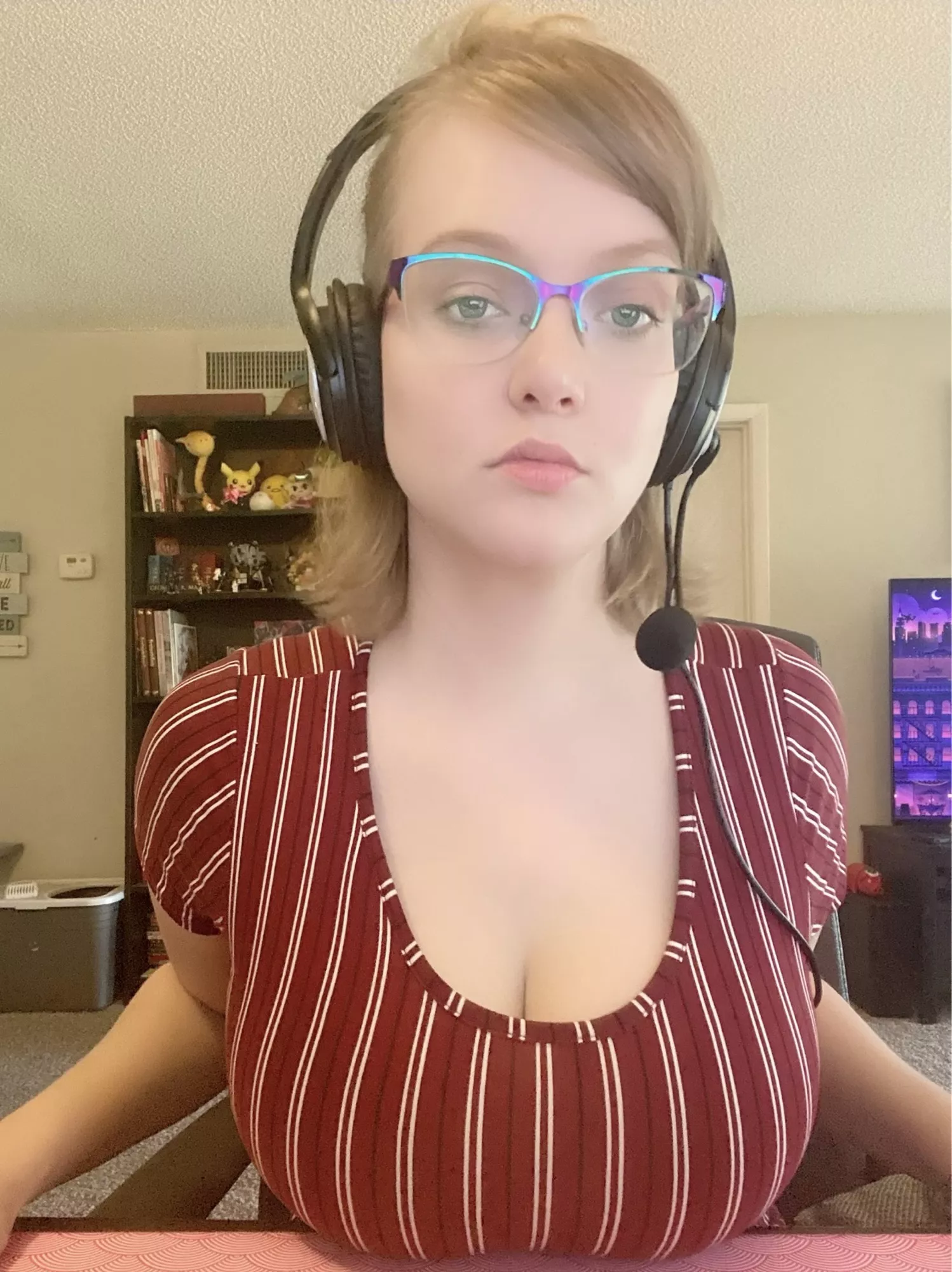 Maybe you’d prefer if I rested them on your face?